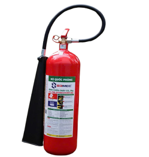 Bình chữa cháy CO2 5kg Bộ Quốc Phòng