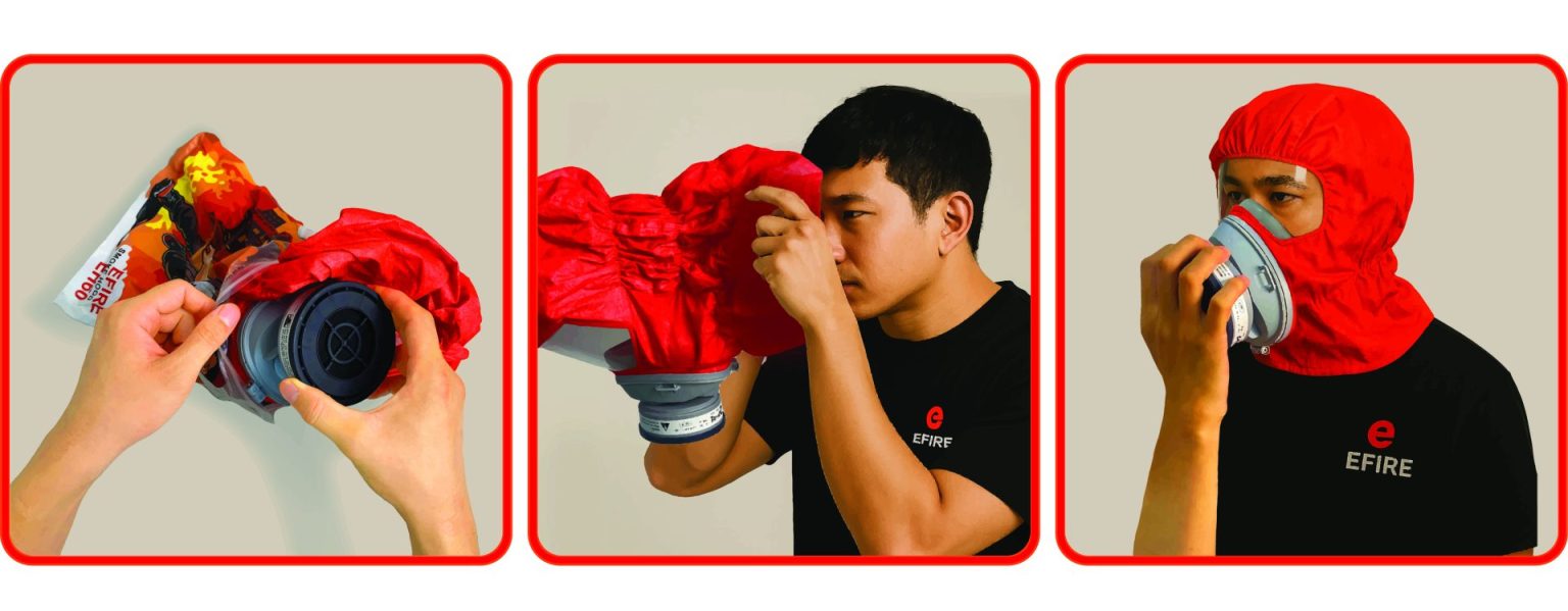Cách sử dụng mặt nạ phòng chống khói độc EH60
